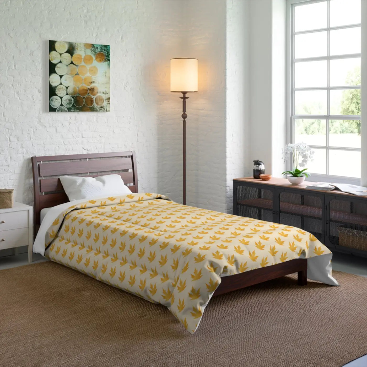 Maple Leaf Comforter – Eco-friendly Fall Bedding - Dipaliz