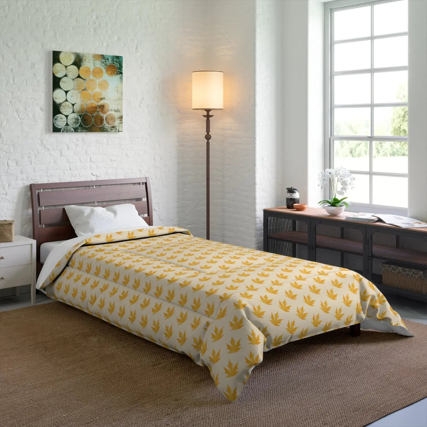 Maple Leaf Comforter – Eco-friendly Fall Bedding - Dipaliz