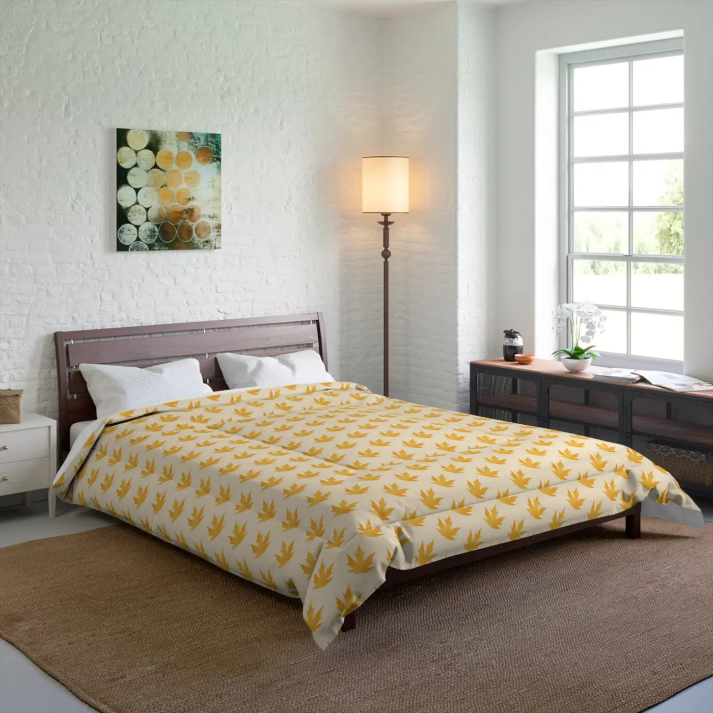 Maple Leaf Comforter – Eco-friendly Fall Bedding - Dipaliz