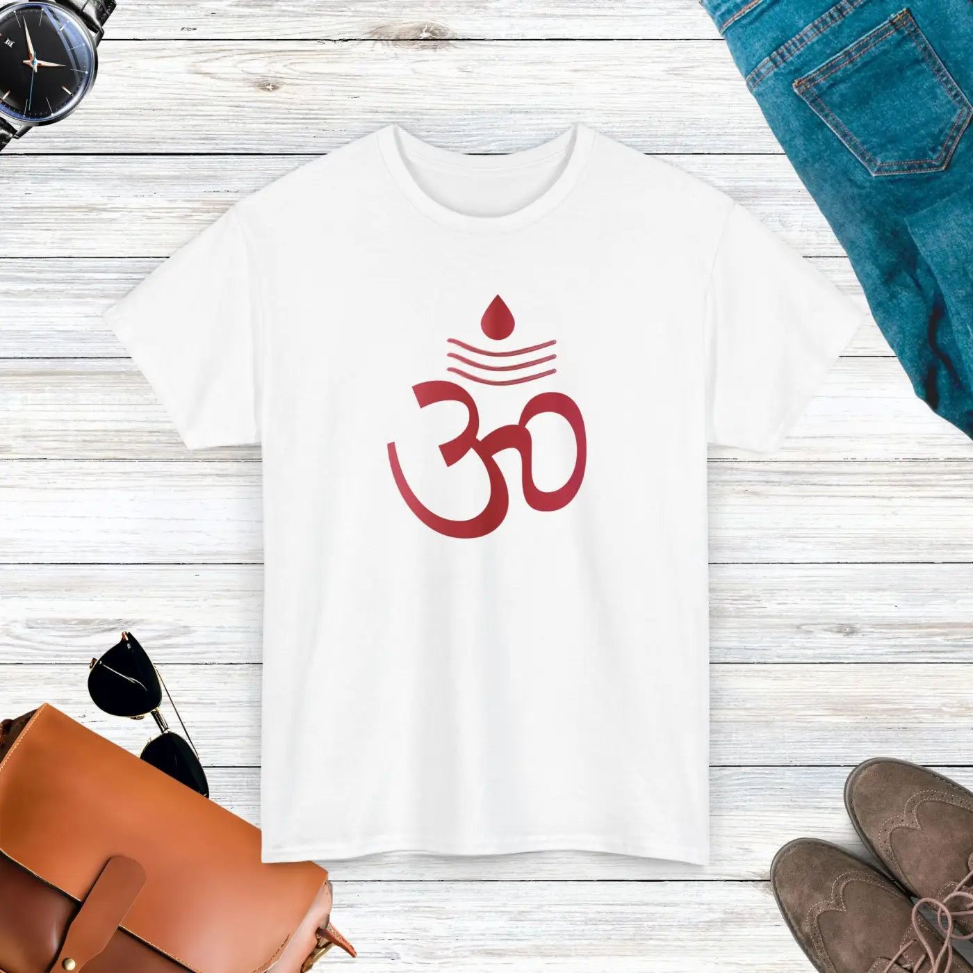 Aum T-shirt – Eco-friendly Cotton Tee - Dipaliz