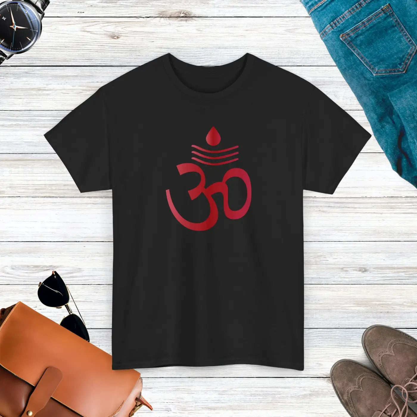 Aum T-shirt – Eco-friendly Cotton Tee - Dipaliz