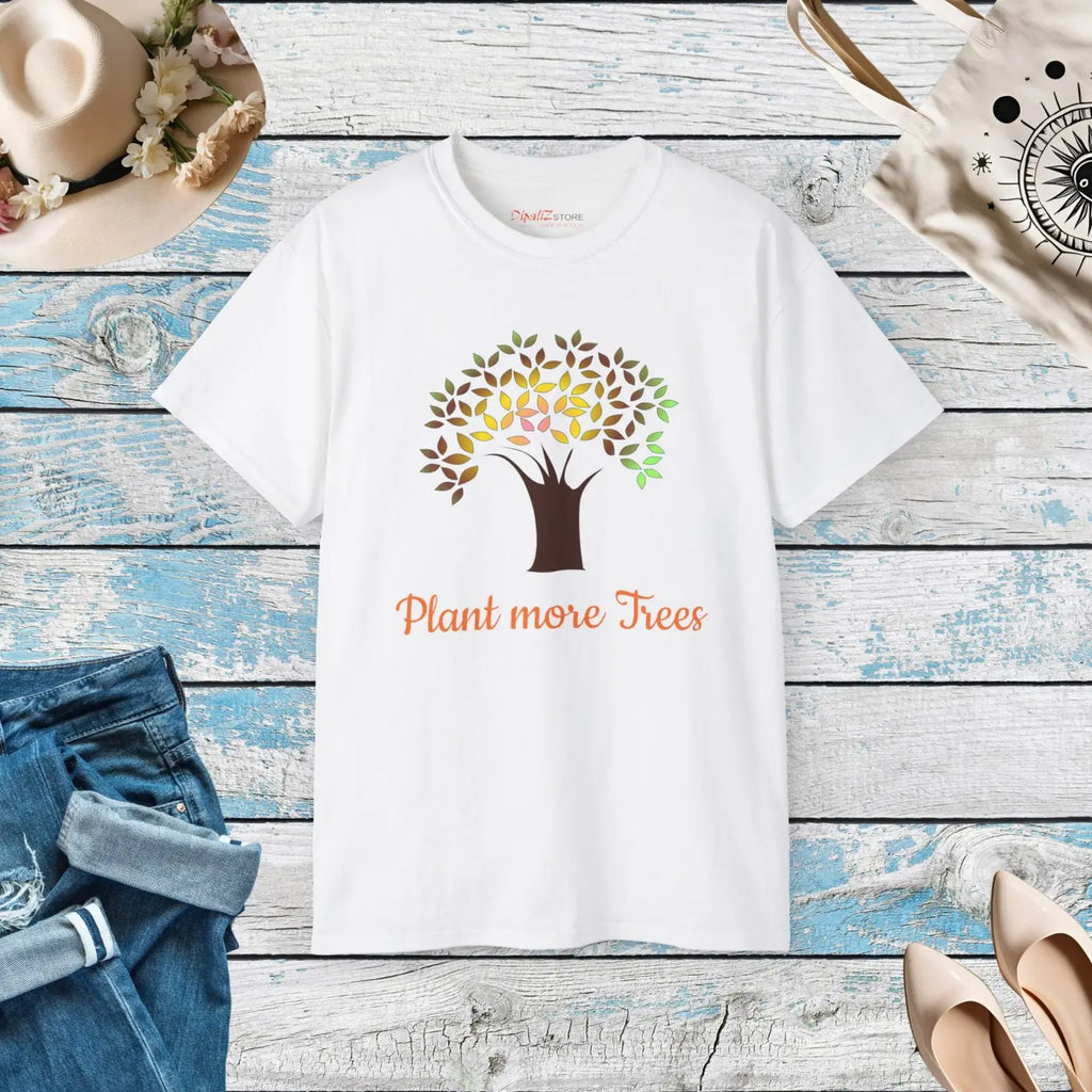 Plant More Trees T-shirt – Eco-friendly Cotton - Dipaliz