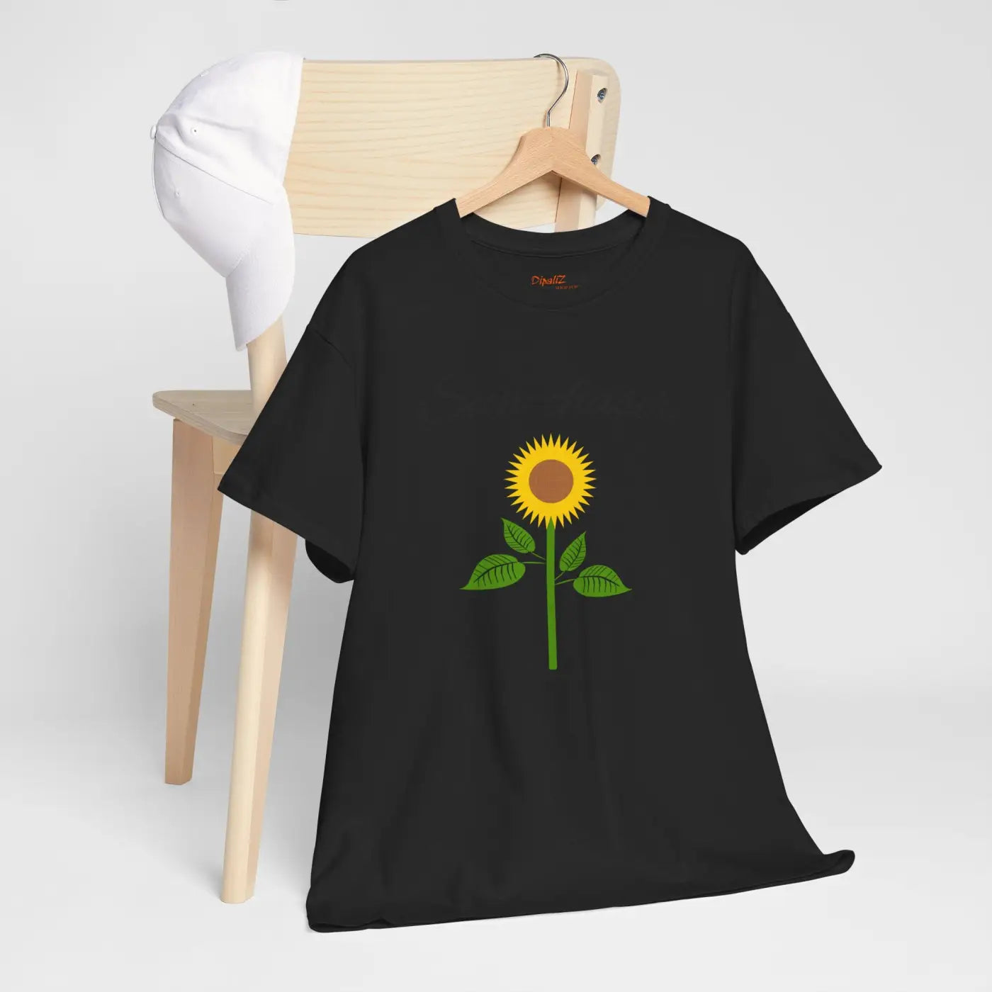 Sunflower T-shirt – Eco-friendly Cotton Gift - Dipaliz