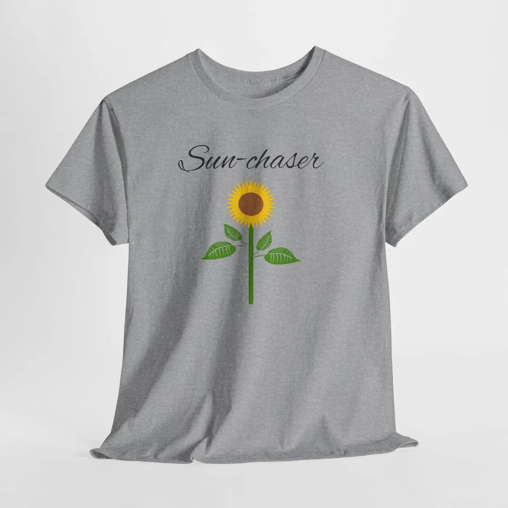 Sunflower T-shirt – Eco-friendly Cotton Gift - Dipaliz