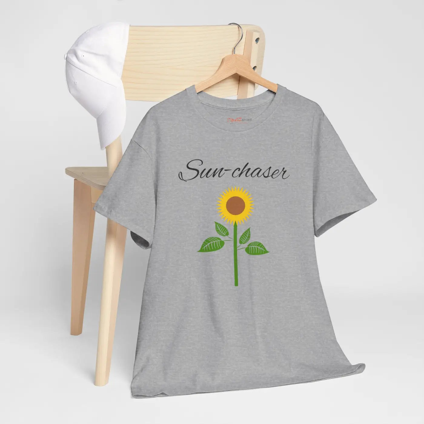 Sunflower T-shirt – Eco-friendly Cotton Gift - Dipaliz