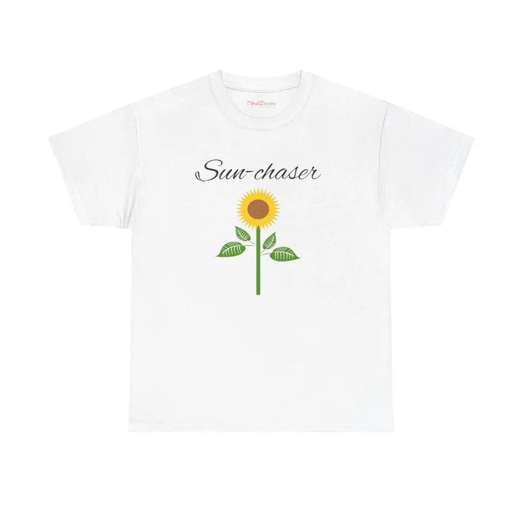 Sunflower T-shirt – Eco-friendly Cotton Gift - Dipaliz
