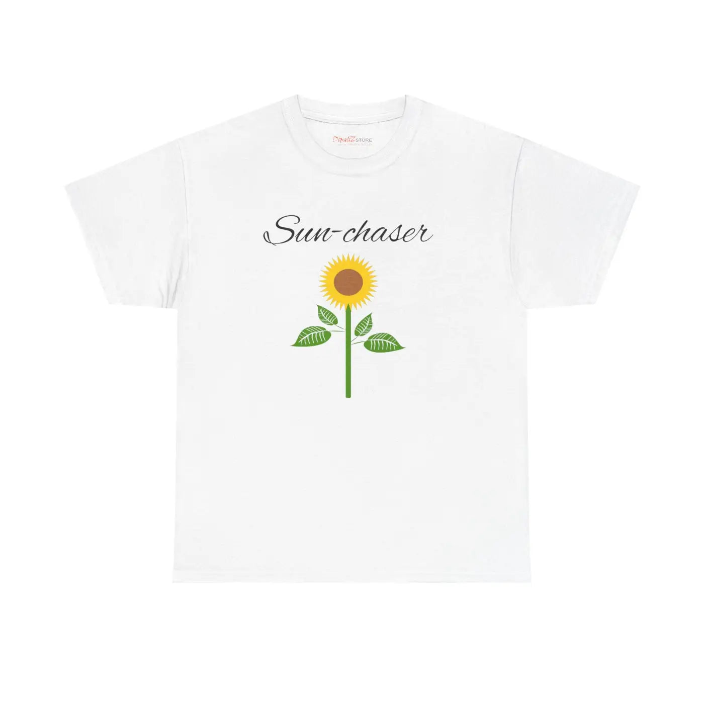 Sunflower T-shirt – Eco-friendly Cotton Gift - Dipaliz