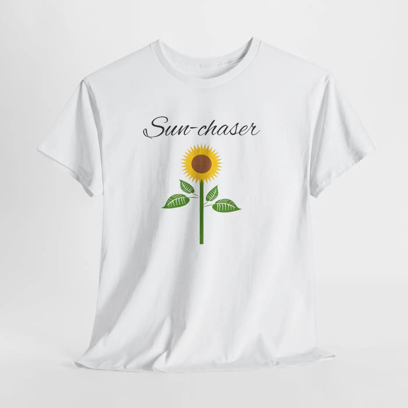 Sunflower T-shirt – Eco-friendly Cotton Gift - Dipaliz