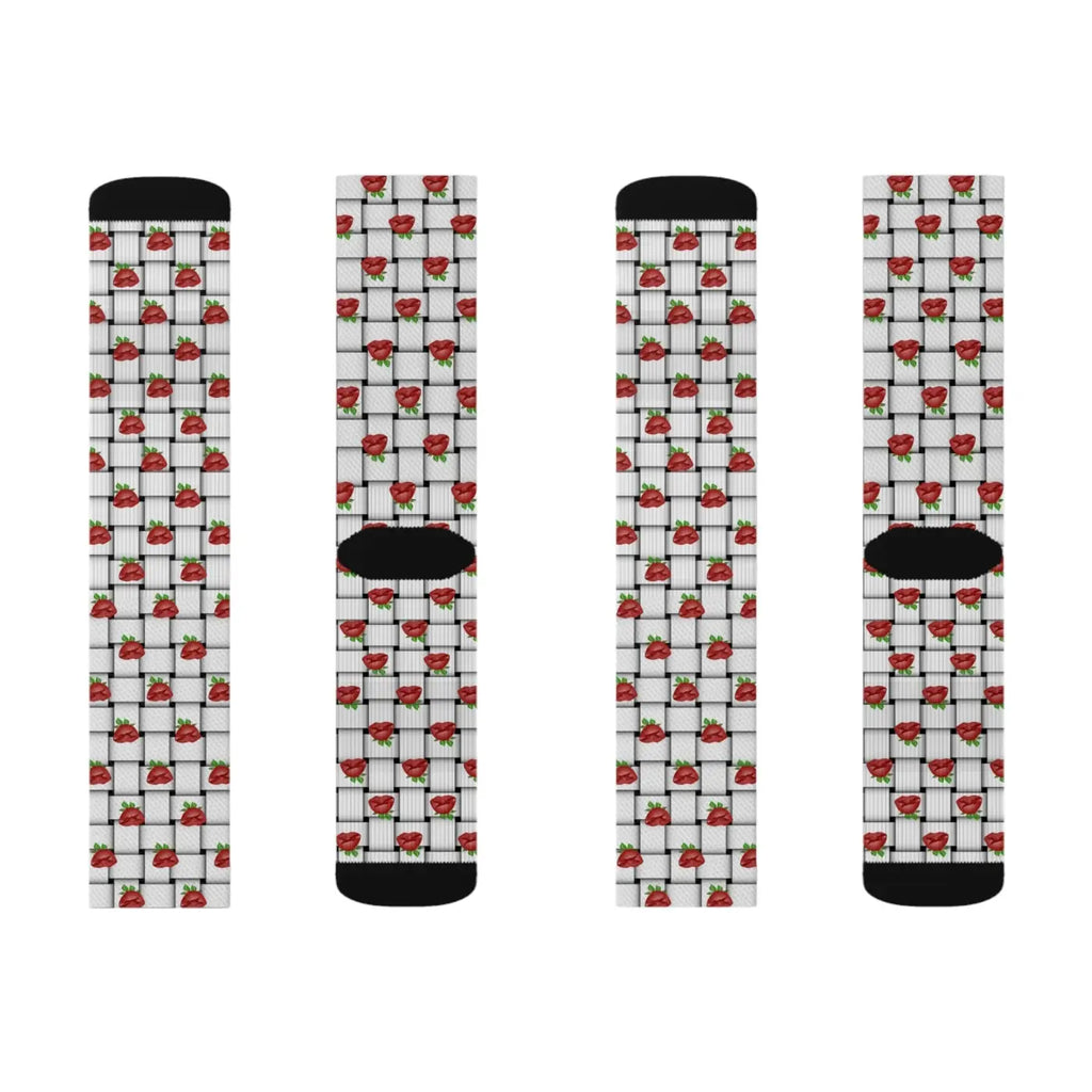 Weaved Pattern Socks – Eco-friendly Gift - Dipaliz