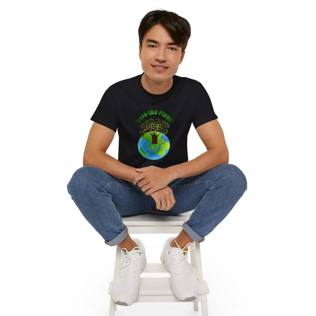 Save the Planet T-shirt – Eco-friendly Cotton - Dipaliz