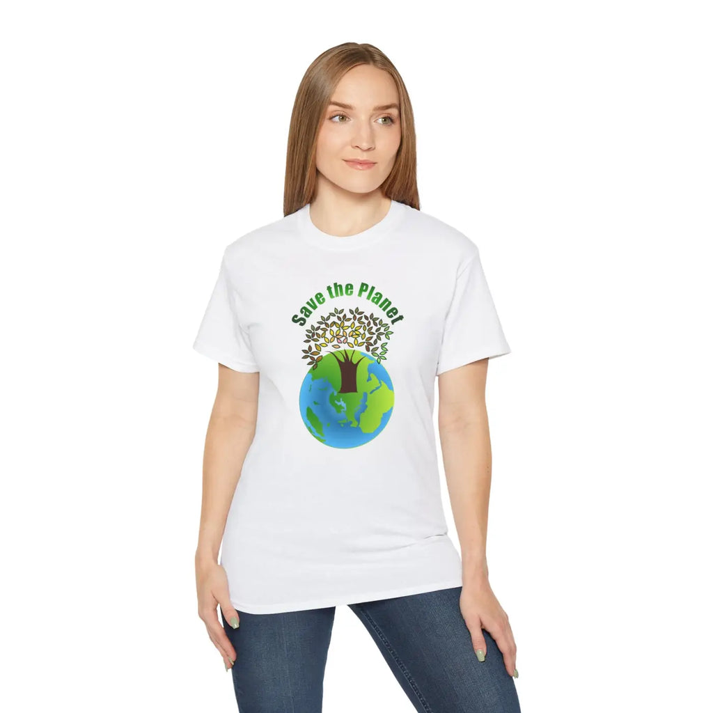 Save the Planet T-shirt – Eco-friendly Cotton - Dipaliz