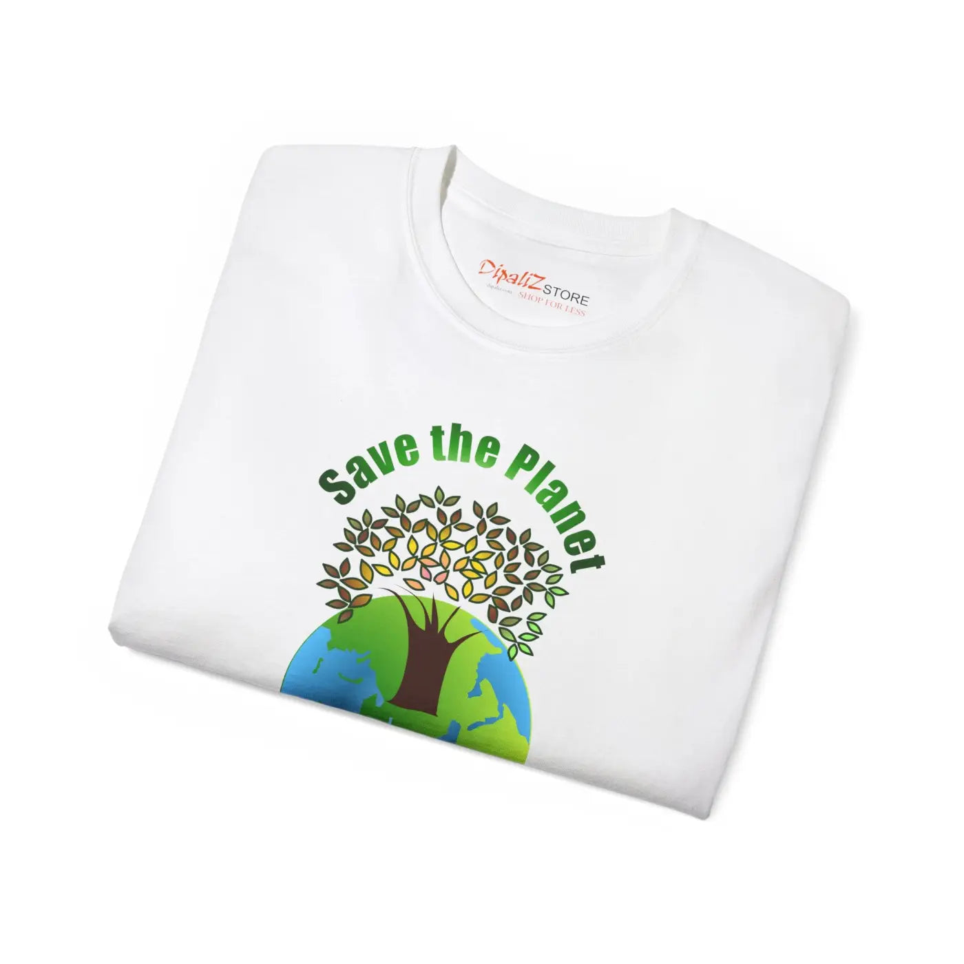 Save the Planet T-shirt – Eco-friendly Cotton - Dipaliz