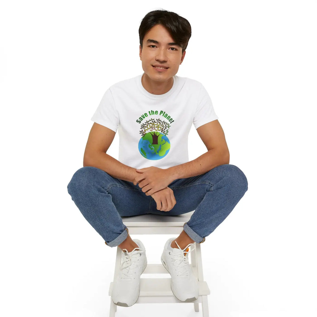 Save the Planet T-shirt – Eco-friendly Cotton - Dipaliz