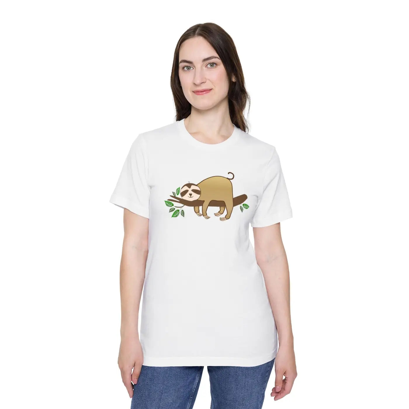 Unisex Deluxe Sloth t Shirt – Eco-friendly - Dipaliz