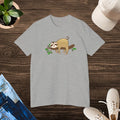 Unisex Deluxe Sloth t Shirt – Eco-friendly - Dipaliz