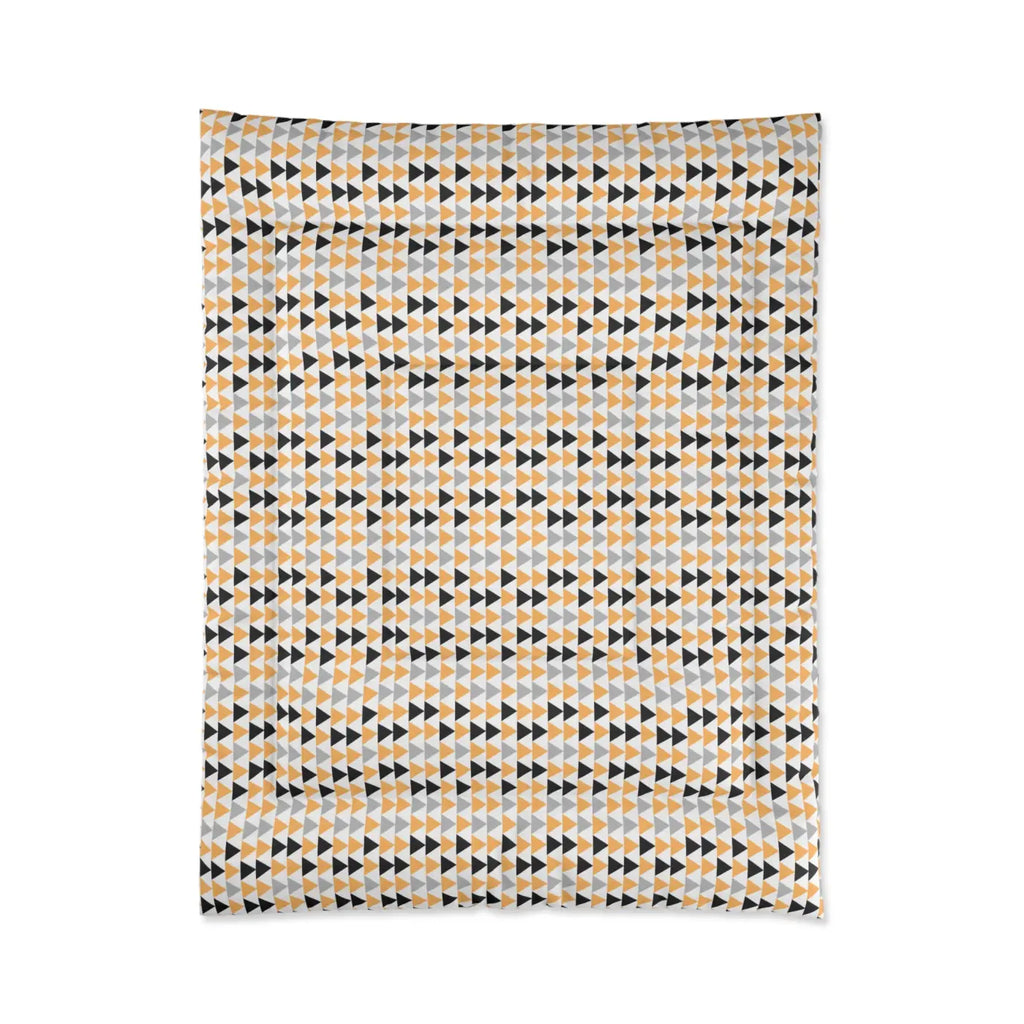 Black Triangles Comforter – Eco-friendly Gift - Dipaliz