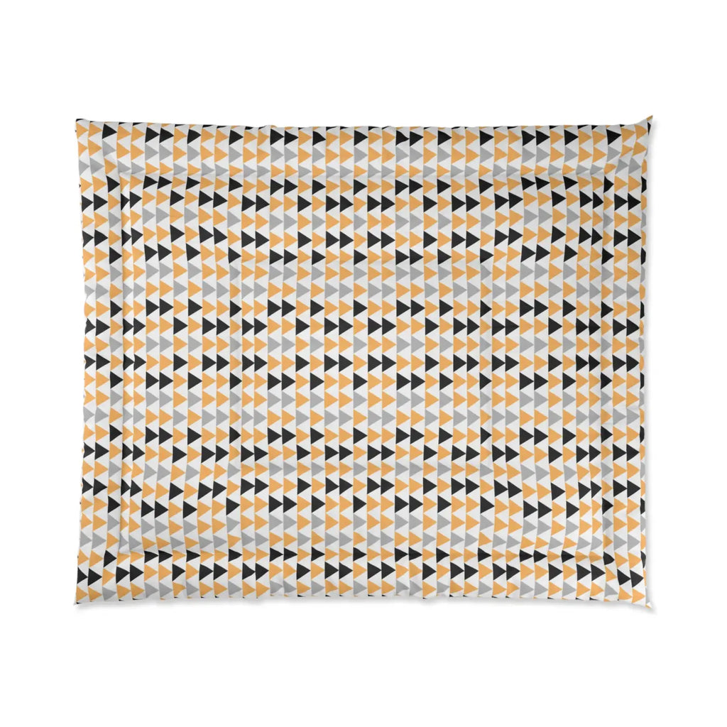Black Triangles Comforter – Eco-friendly Gift - Dipaliz