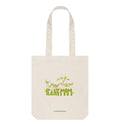 "Plant Mom" Hand-Lettered Sustainable Tote with Hand-Drawn Whimsical Houseplants (100% Organic Cotton)