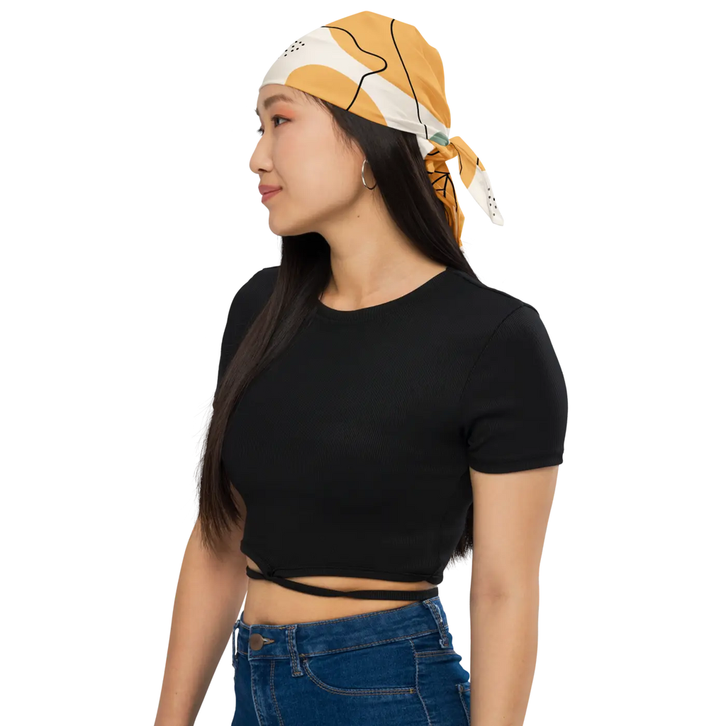 Lemon Print Bandana – Eco Friendly Fabric - Dipaliz