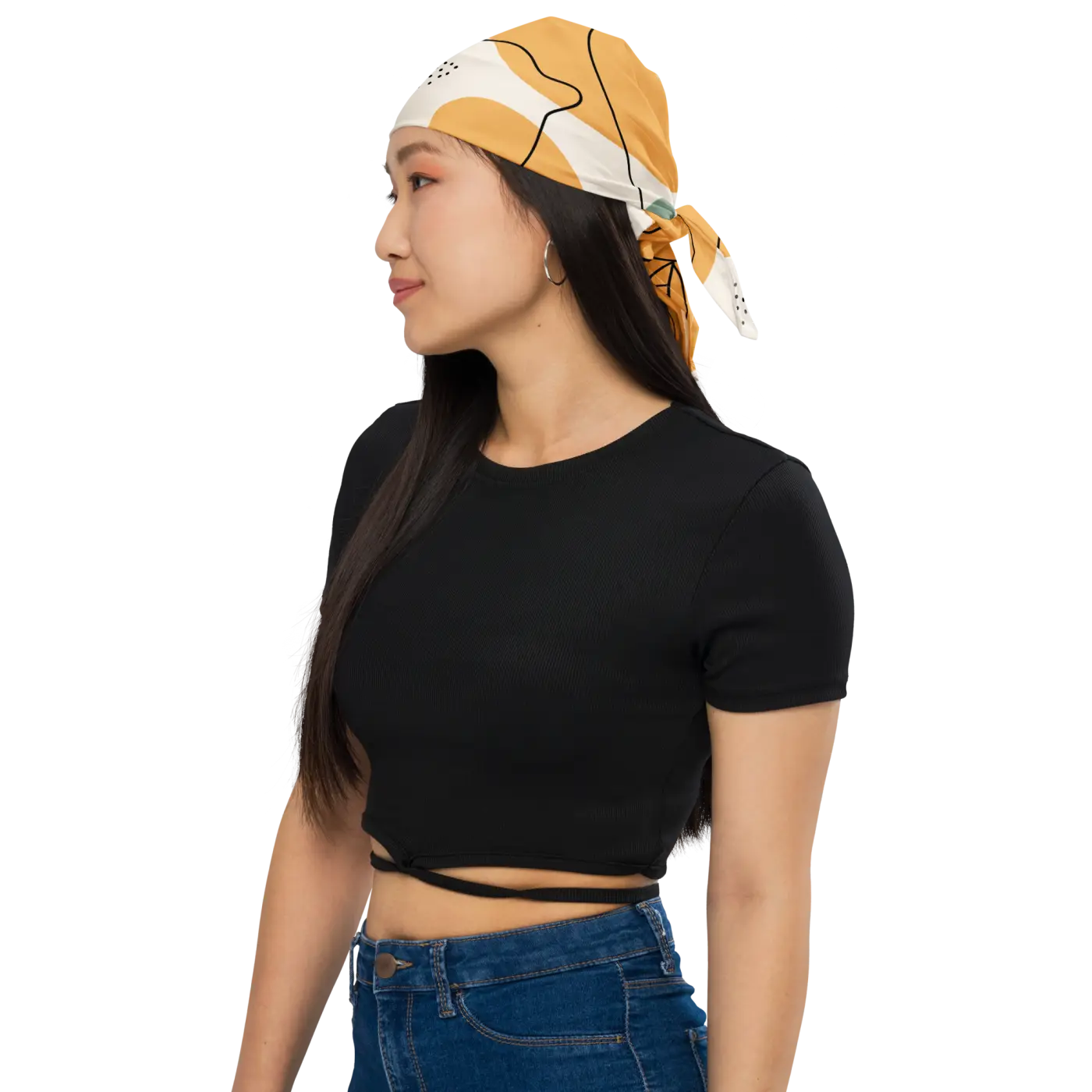 Lemon Print Bandana – Eco Friendly Fabric - Dipaliz