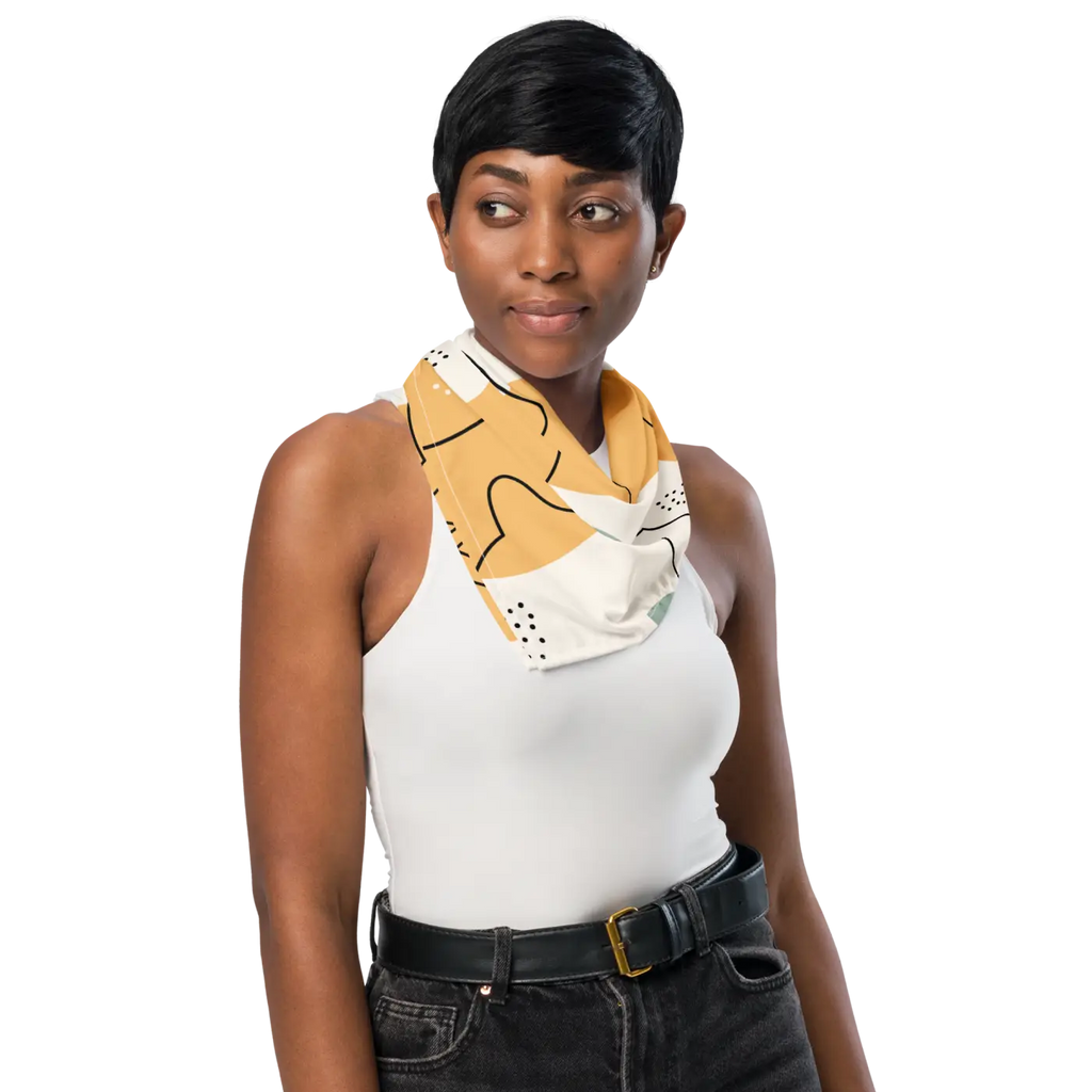 Lemon Print Bandana – Eco Friendly Fabric - Dipaliz