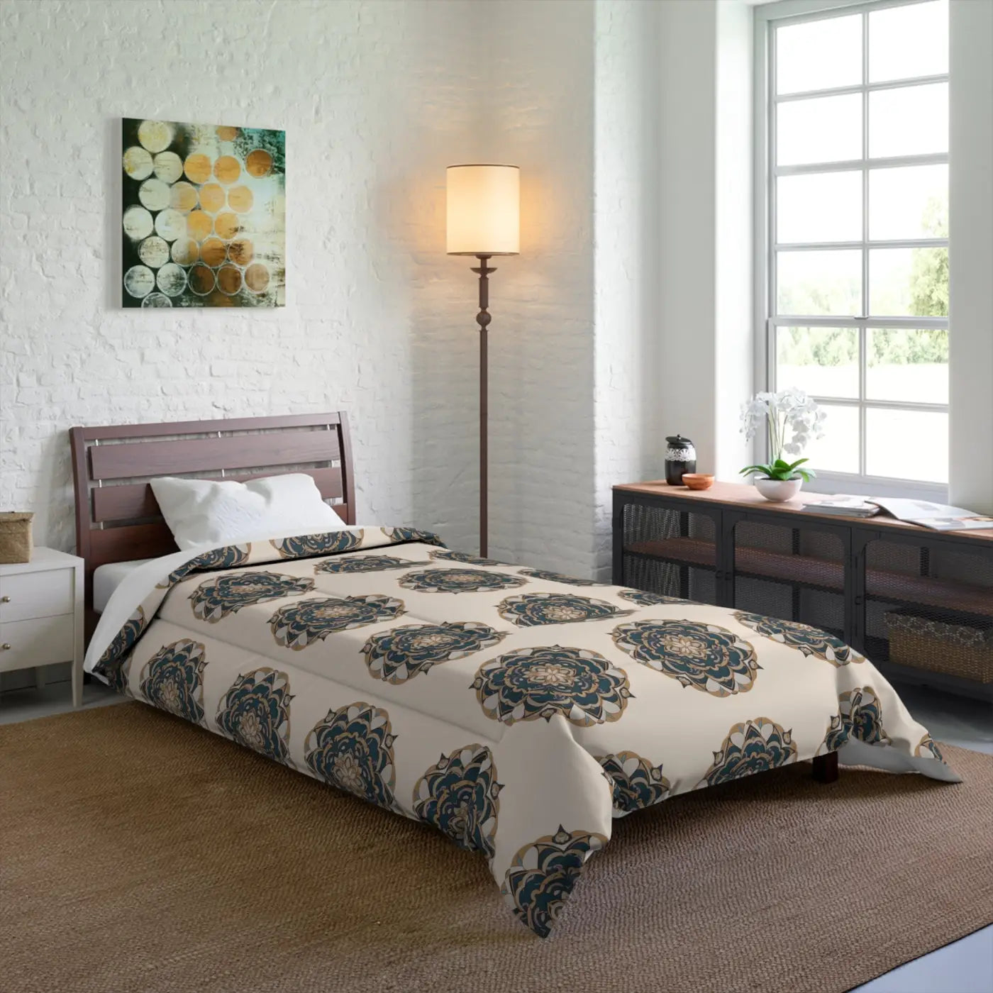 Mandal Pattern Polyester Comforter – Eco Friendly - Dipaliz
