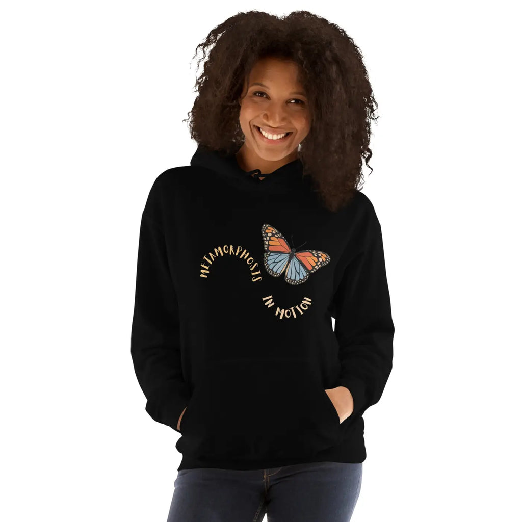 Butterfly Unisex Hoodie – Eco Friendly Cotton - Dipaliz