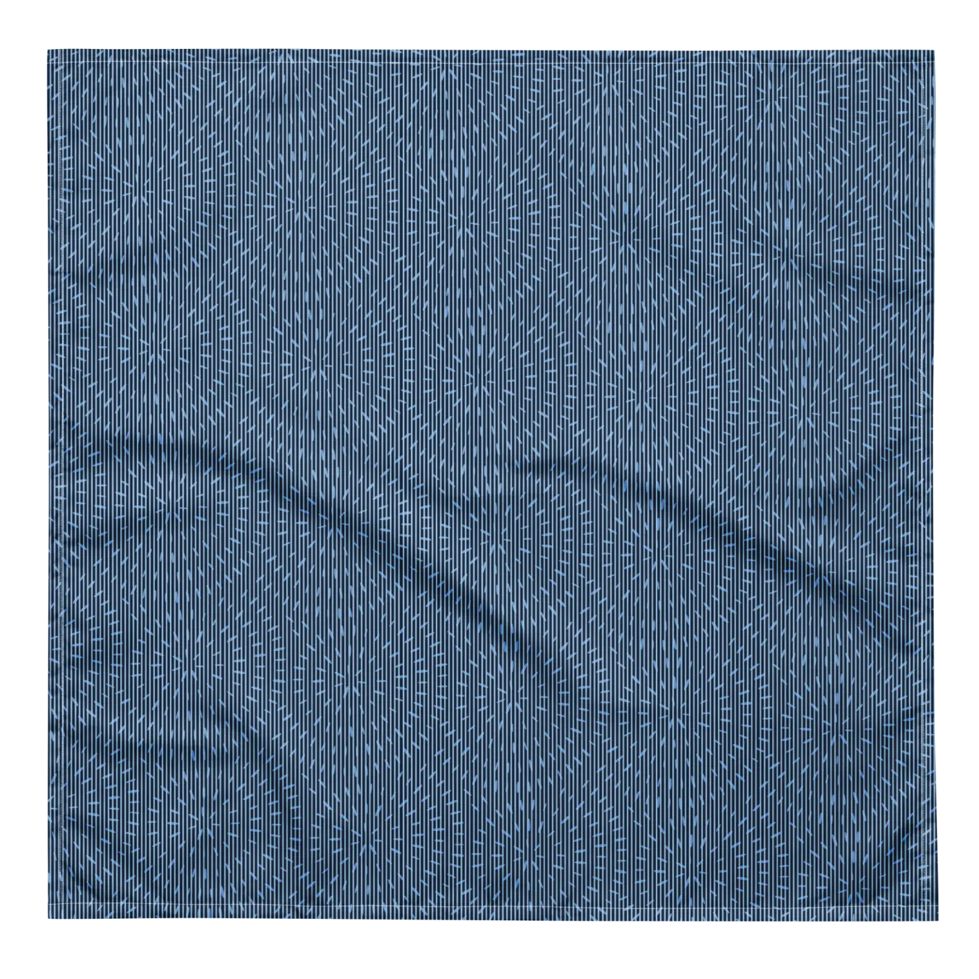 Navy Blue Striped Bandana – Eco-friendly Gift - Dipaliz