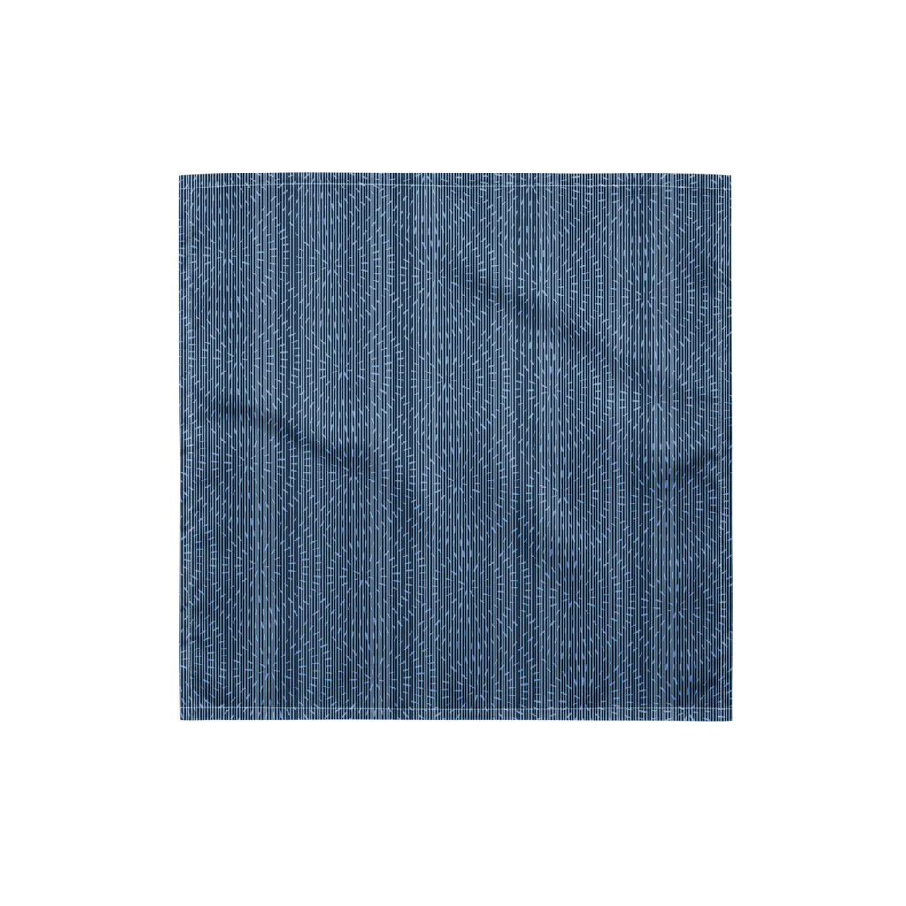 Navy Blue Striped Bandana – Eco-friendly Gift - Dipaliz