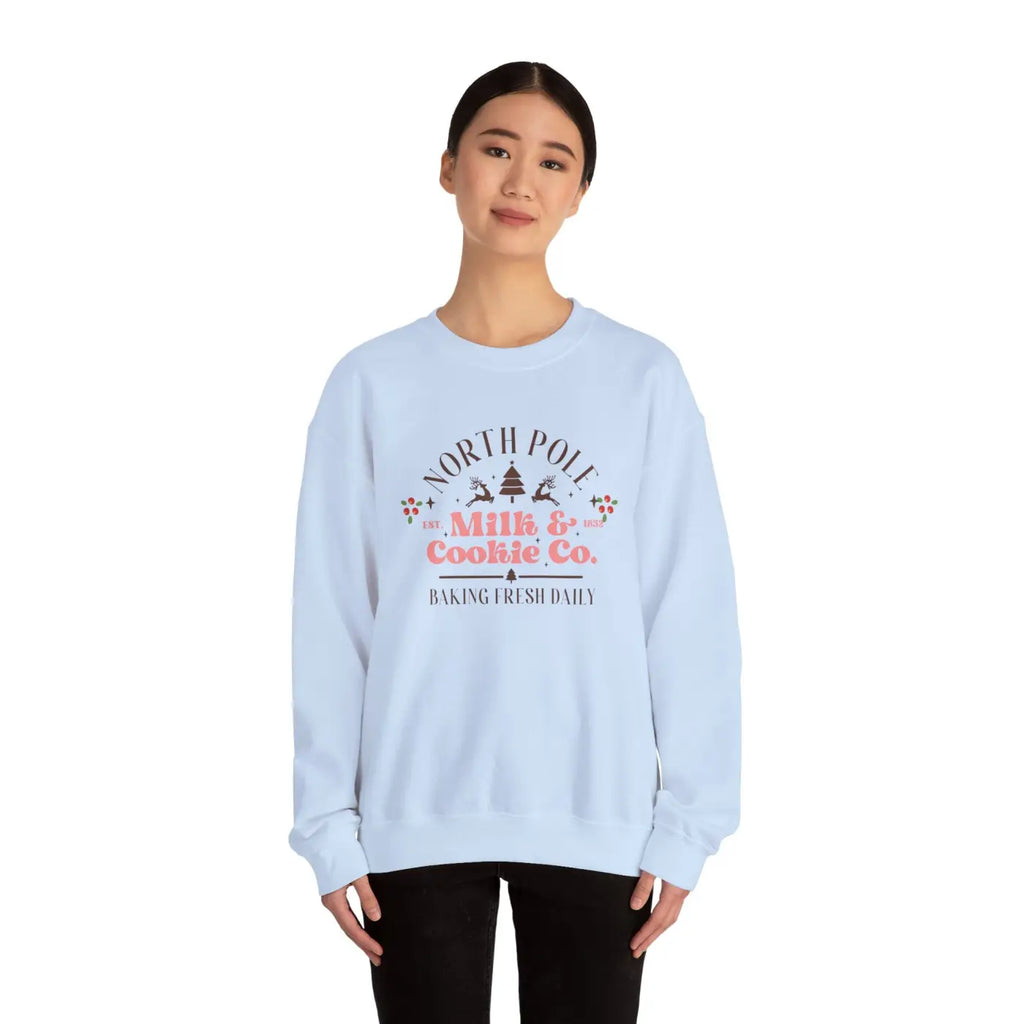 North Pole Vibes Crewneck Sweatshirt – Eco-friendly - Dipaliz