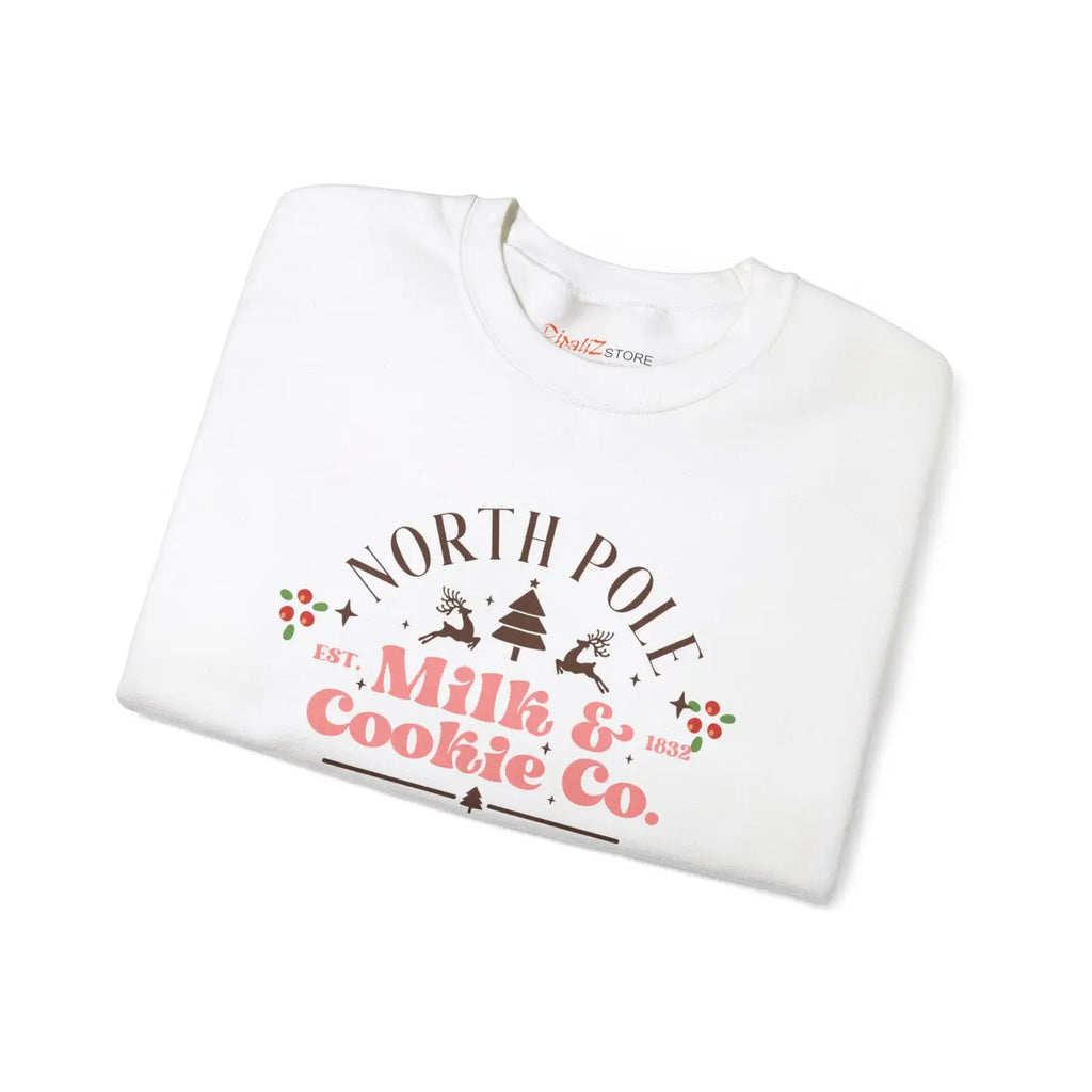 North Pole Vibes Crewneck Sweatshirt – Eco-friendly - Dipaliz