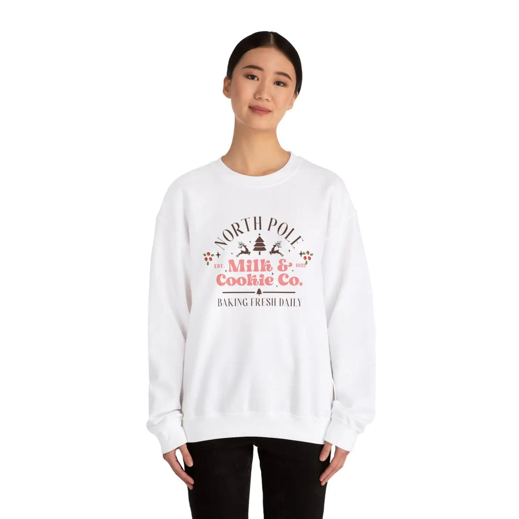 North Pole Vibes Crewneck Sweatshirt – Eco-friendly - Dipaliz