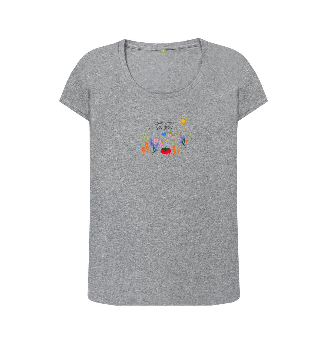 Love What You Grow "Garden Party" Scoop Neck T-Shirt (Adult)
