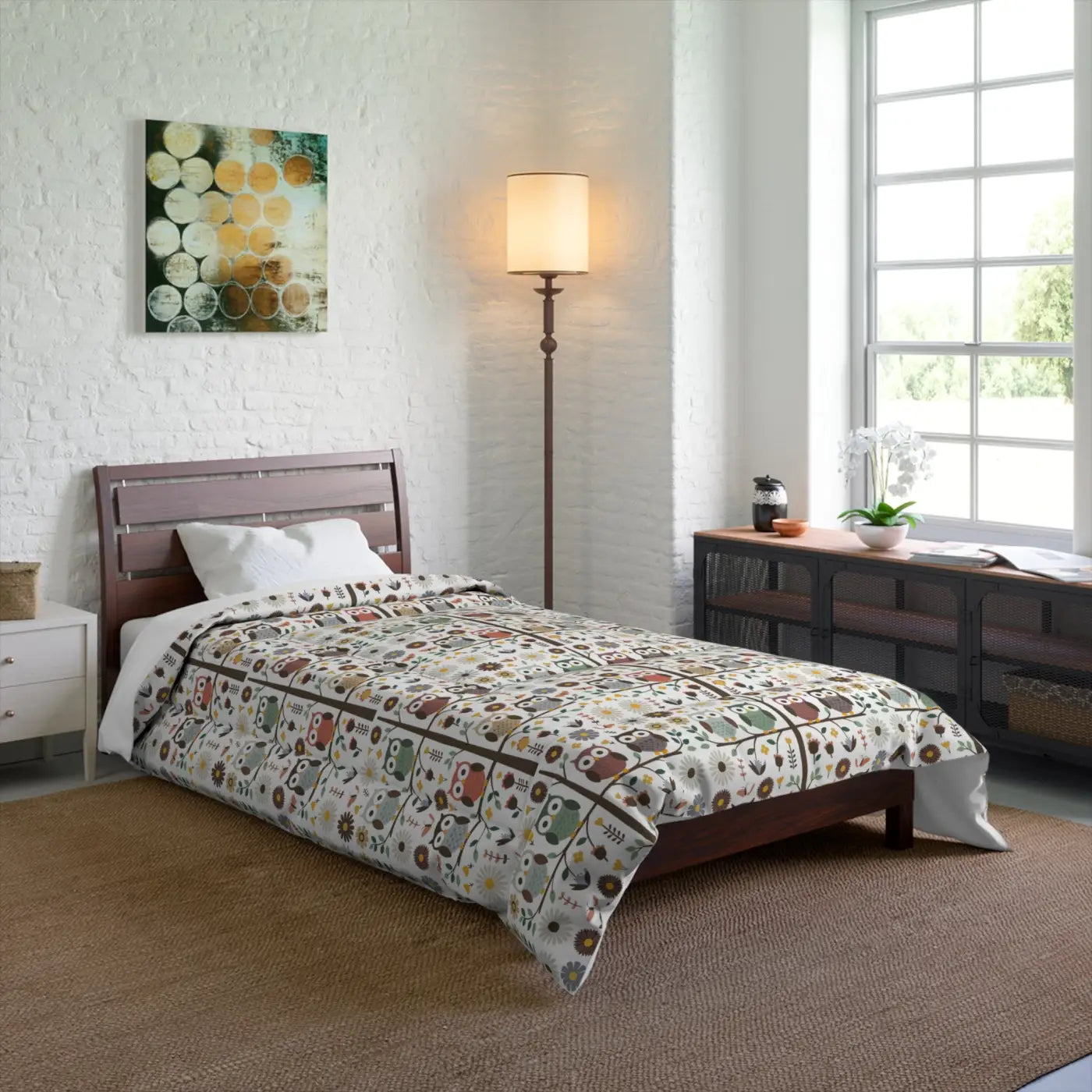 Tree Comforter – Bright White Eco-friendly - Dipaliz