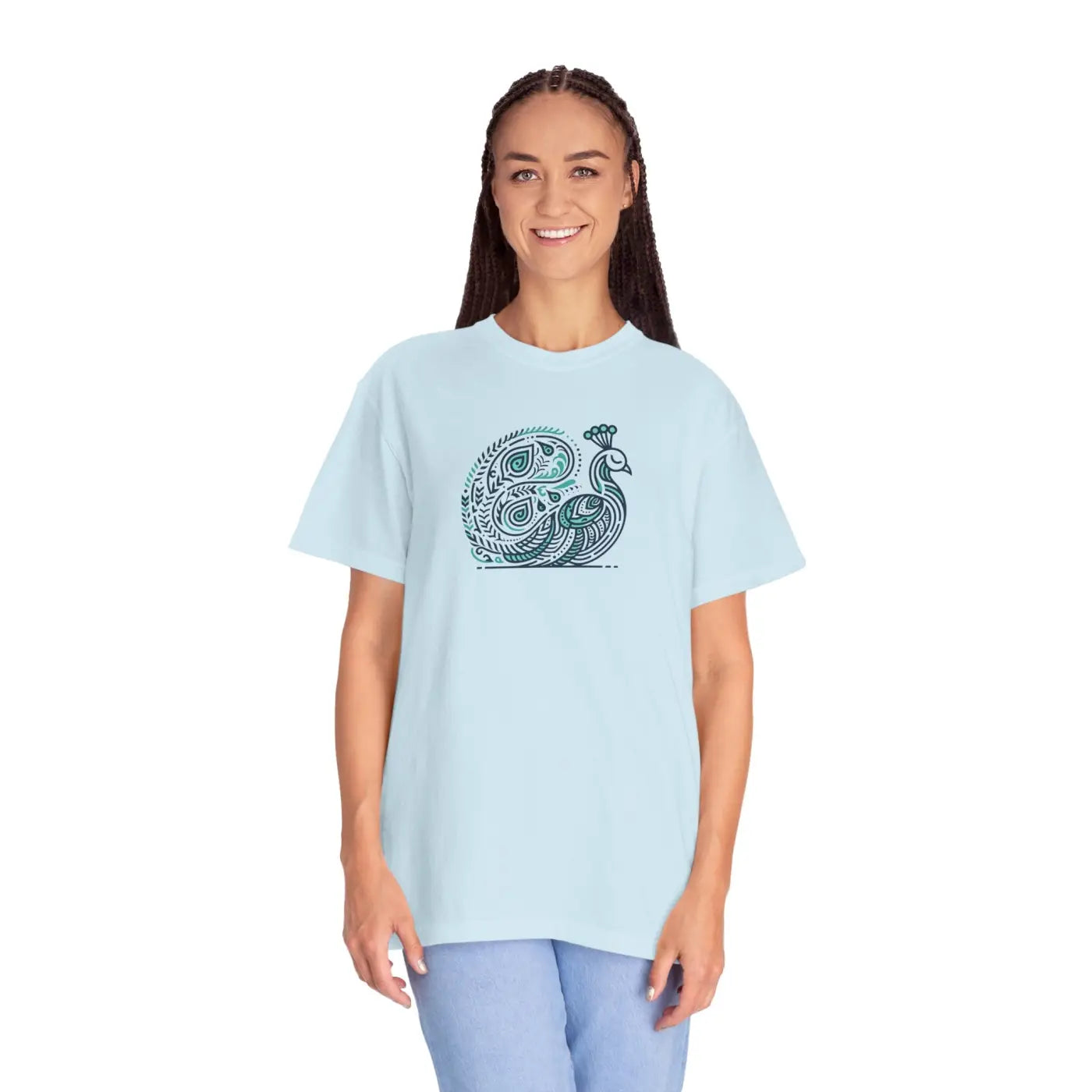 Peacock Tee – Eco-friendly Women’s Clothing - Dipaliz