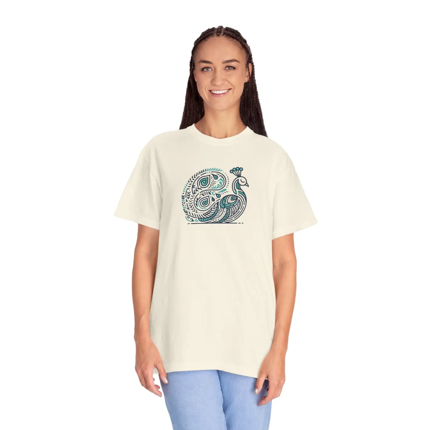 Peacock Tee – Eco-friendly Women’s Clothing - Dipaliz