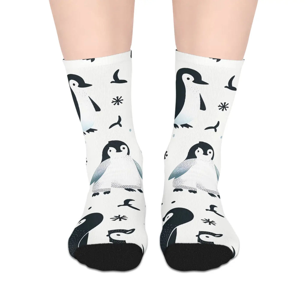 Vibrant Penguin Socks – Eco-friendly Gift - Dipaliz