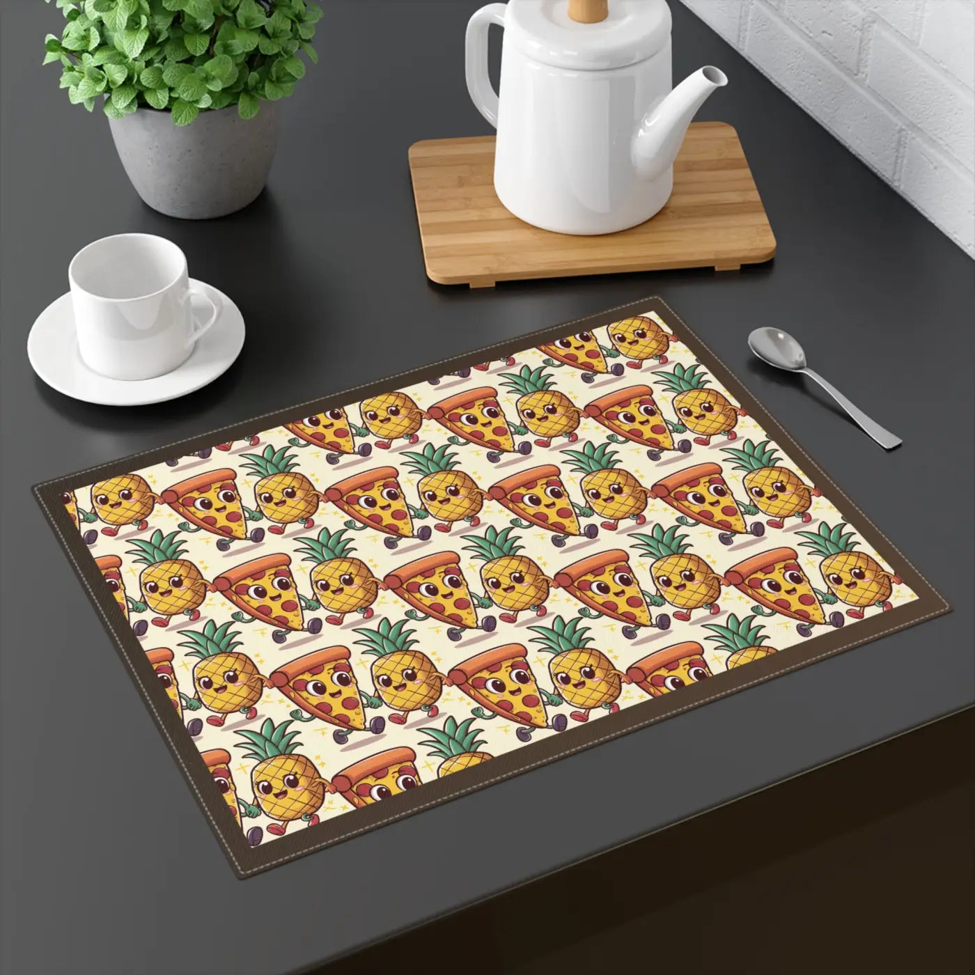 Eco-friendly Cotton Placemats – Pineapple Pizza - Dipaliz