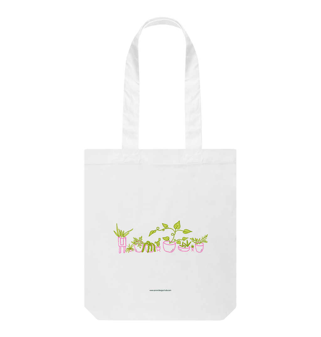 "Plant Parent" Gift Box: Pink Polka-Dot Houseplant Kit, "Hey Beautiful" Soy Candle, Houseplant Tote Bag, Greeting Card, Floral Tea, Mindfulness Journal (Grow & Bloom)