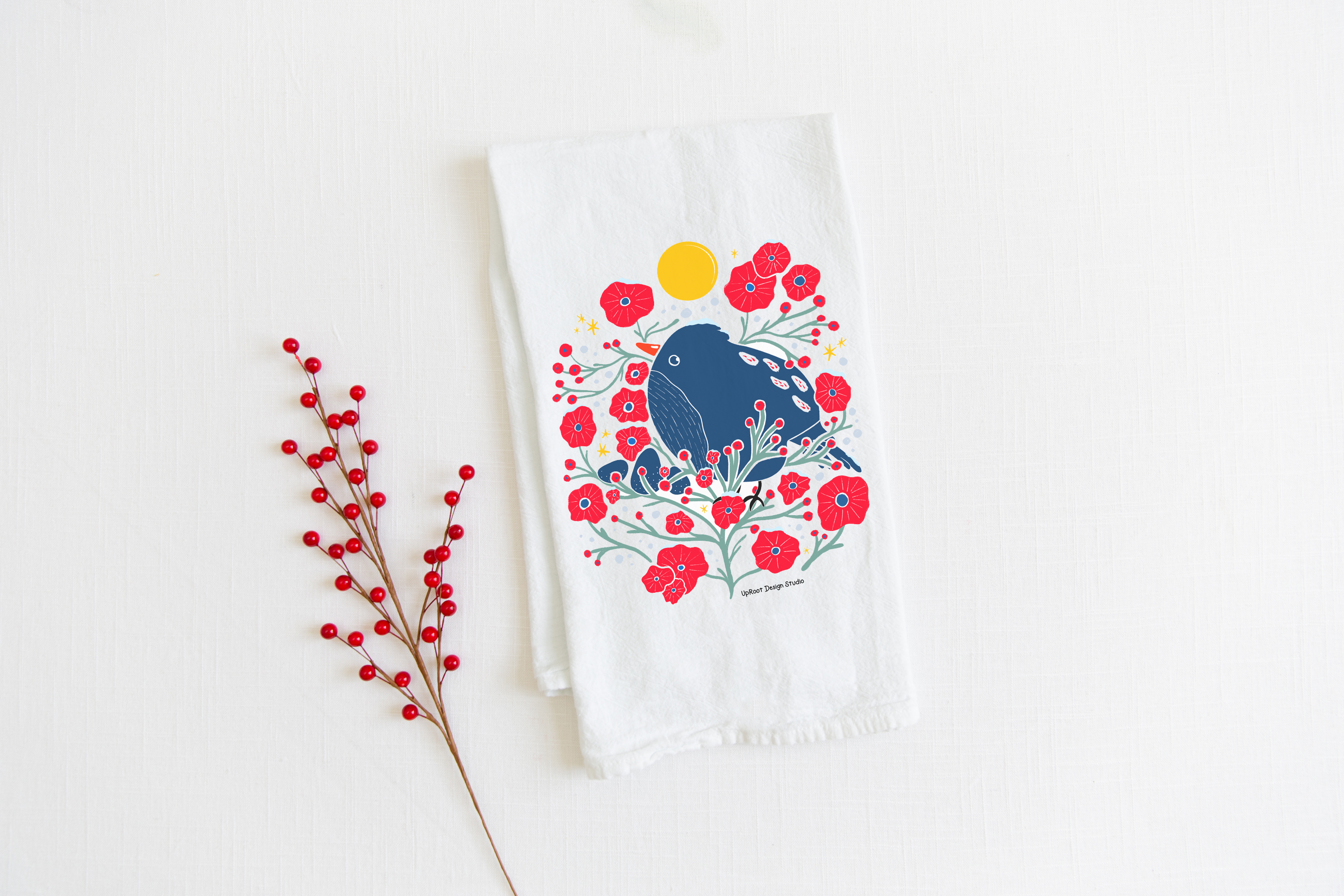 Build Your Own Custom Tea Time Gift Set with Honey and Two Teas + Tea Towel of Your Choice