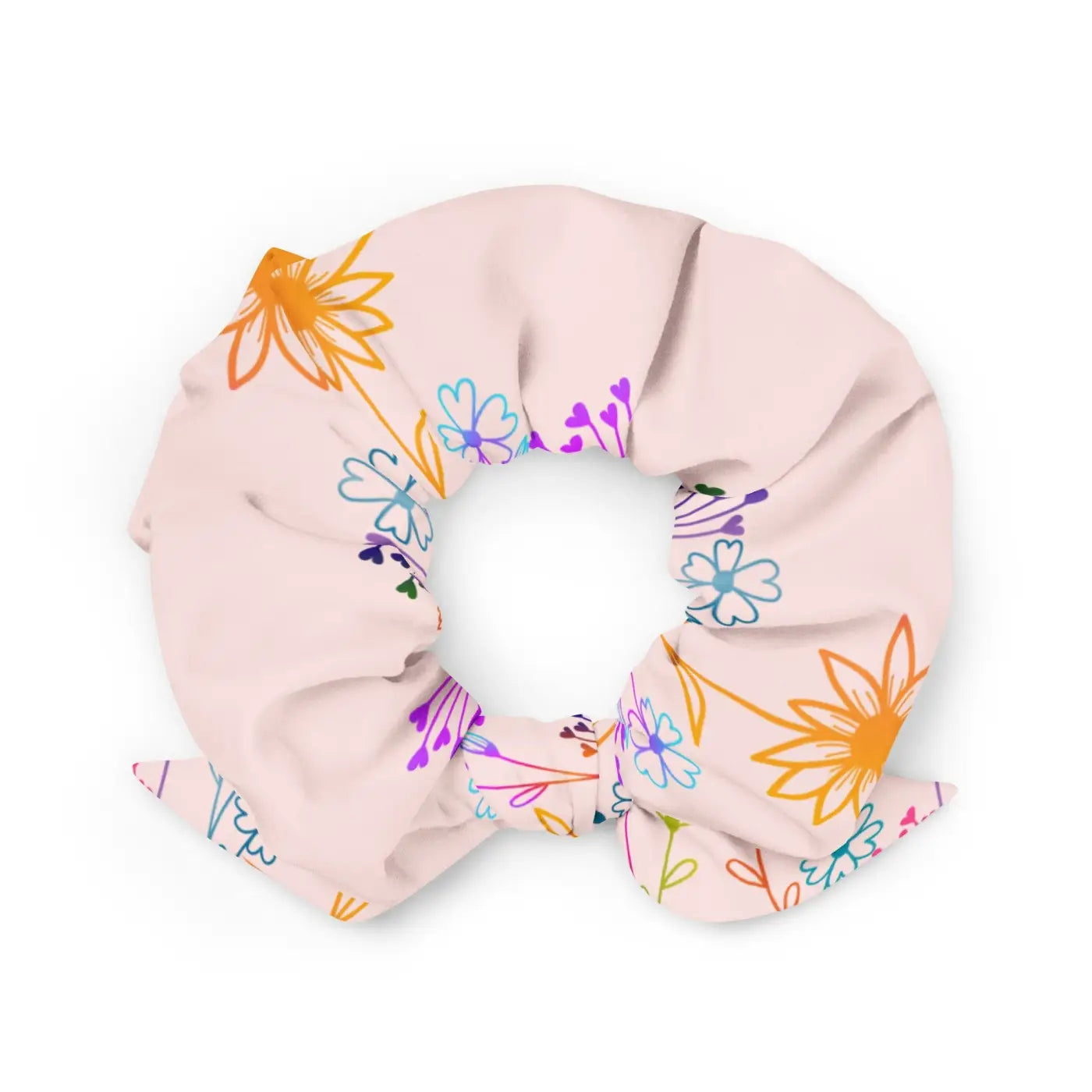 Recycled Scrunchie – Eco-friendly one Size - Dipaliz