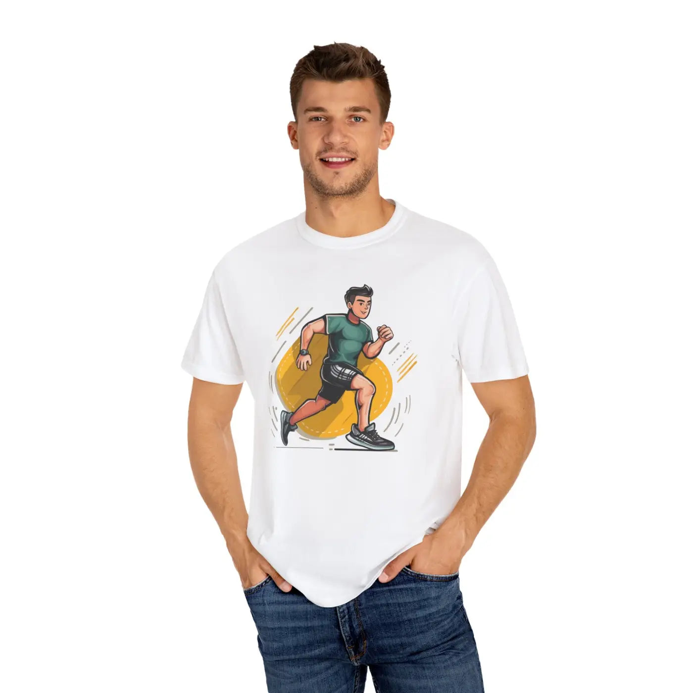 Cotton Athlete Tee – Soft Eco-friendly Style - Dipaliz