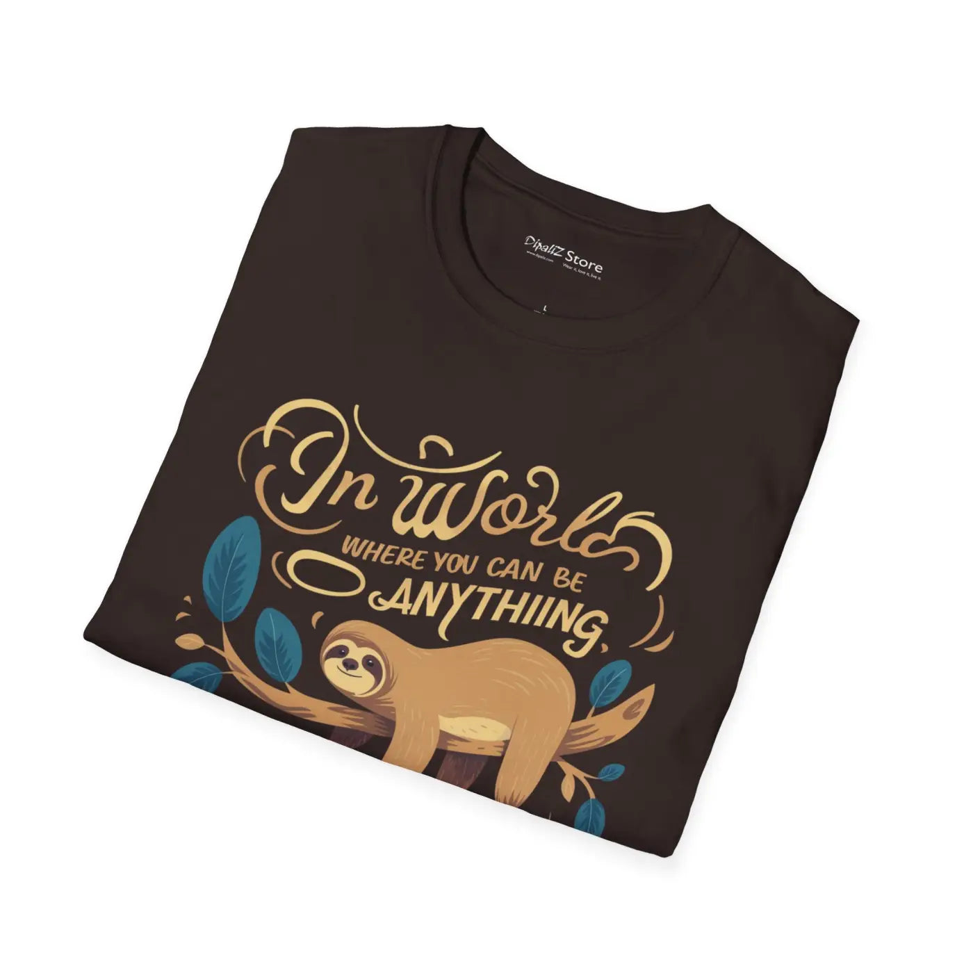Sloth T-shirt – Eco-friendly Women’s Clothing - Dipaliz