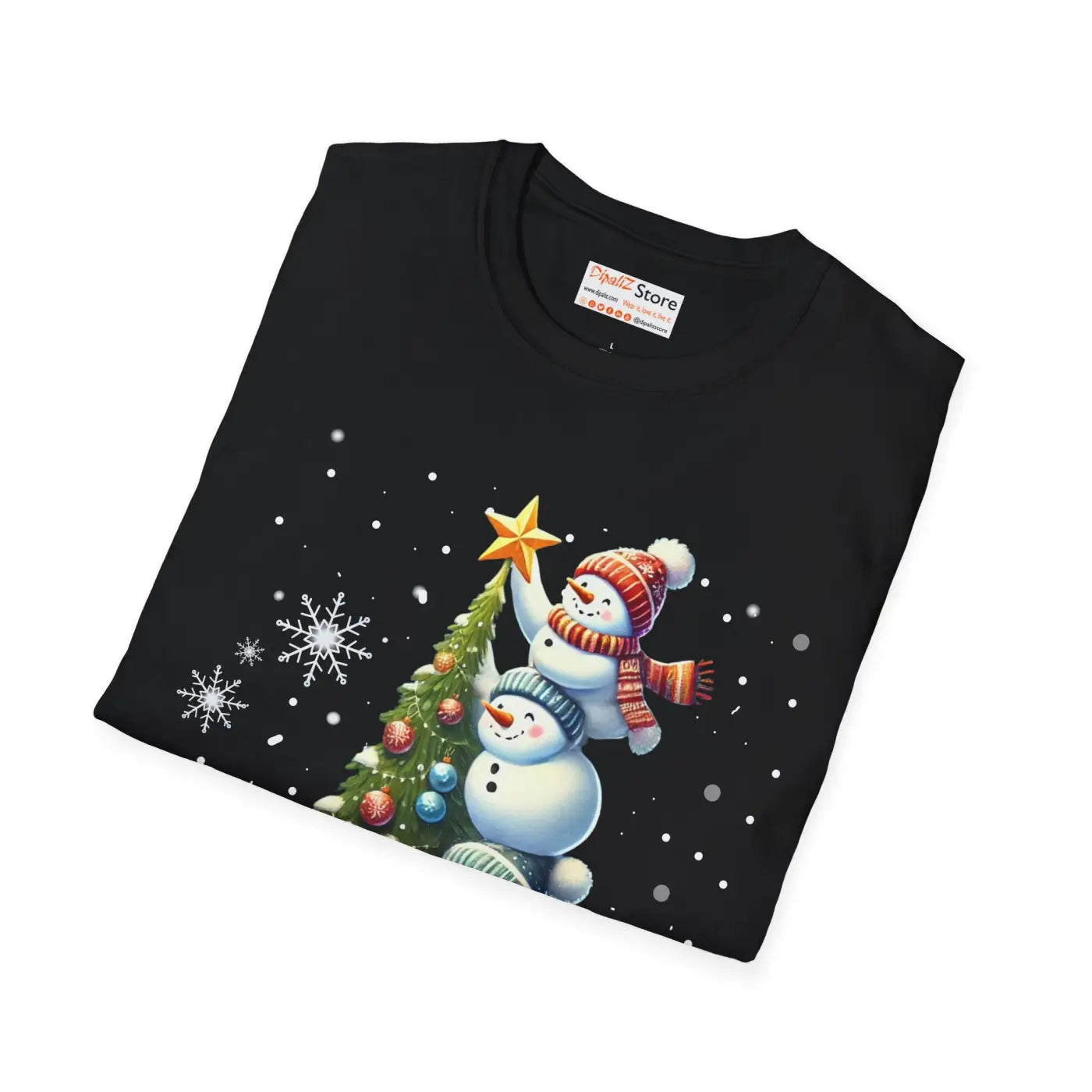 Christmas Tree T-shirt – Eco-friendly Cotton - Dipaliz
