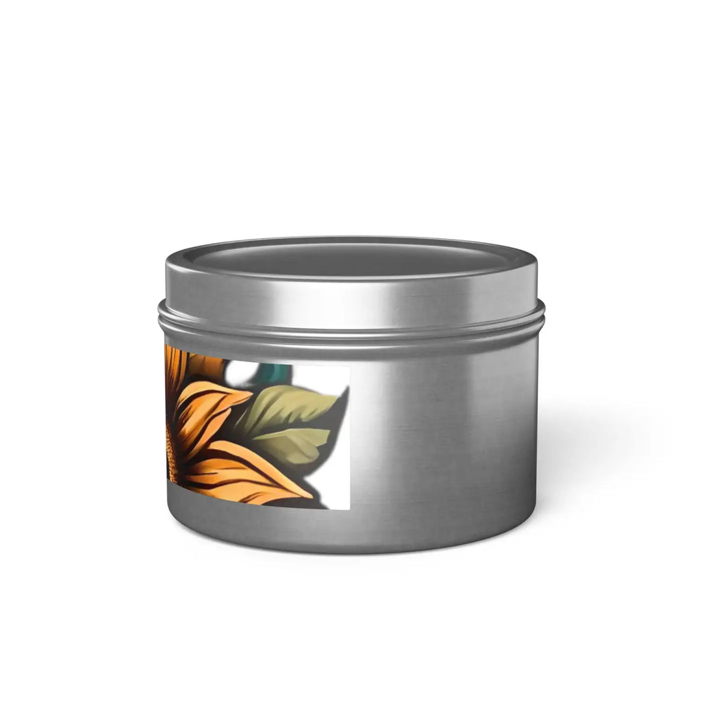 Sunflower Tin Candles – Eco-friendly Gifts - Dipaliz