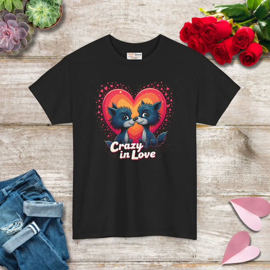 Crazy Love Wild Heavy Cotton Tee - Eco Friendly - Dipaliz