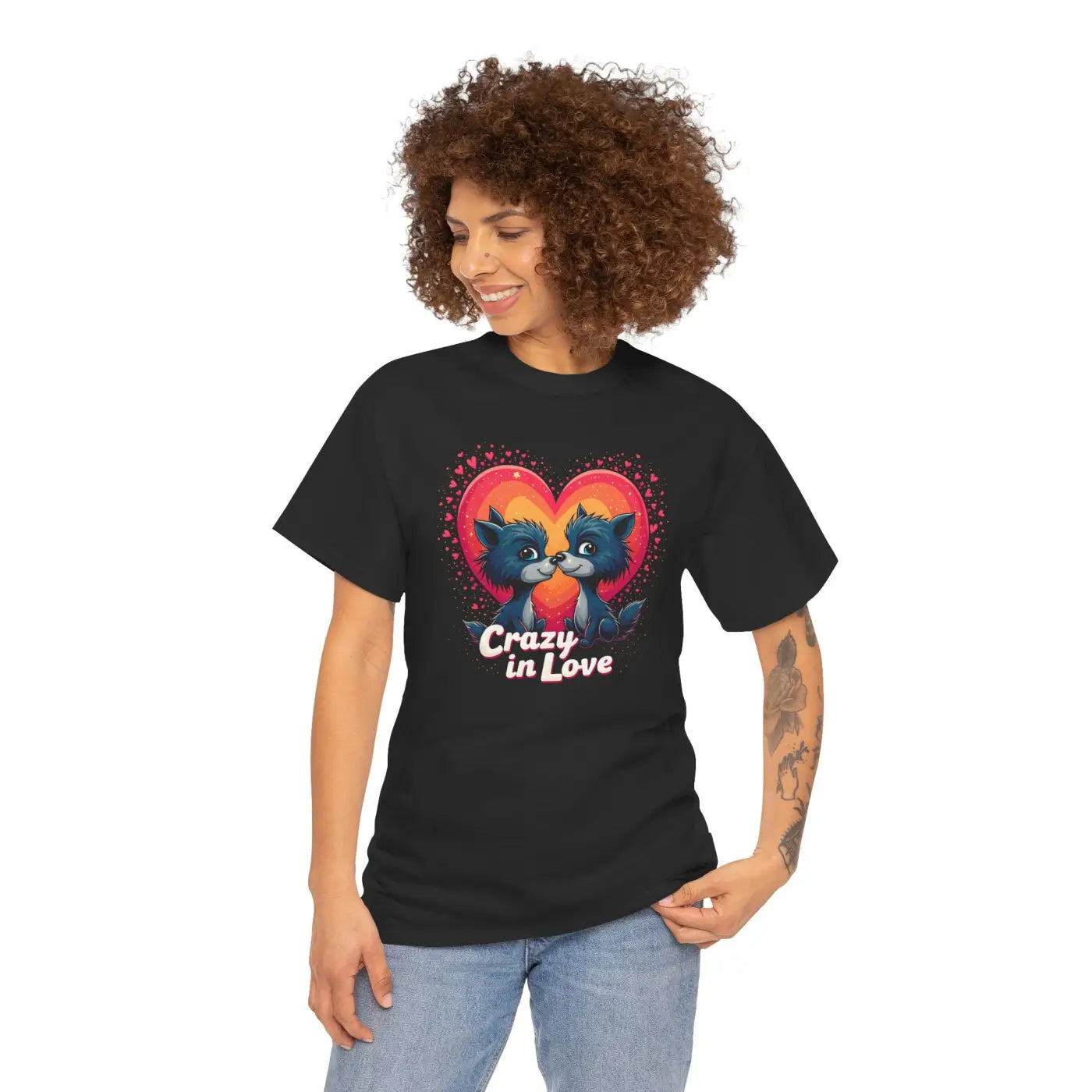 Crazy Love Wild Heavy Cotton Tee - Eco Friendly - Dipaliz