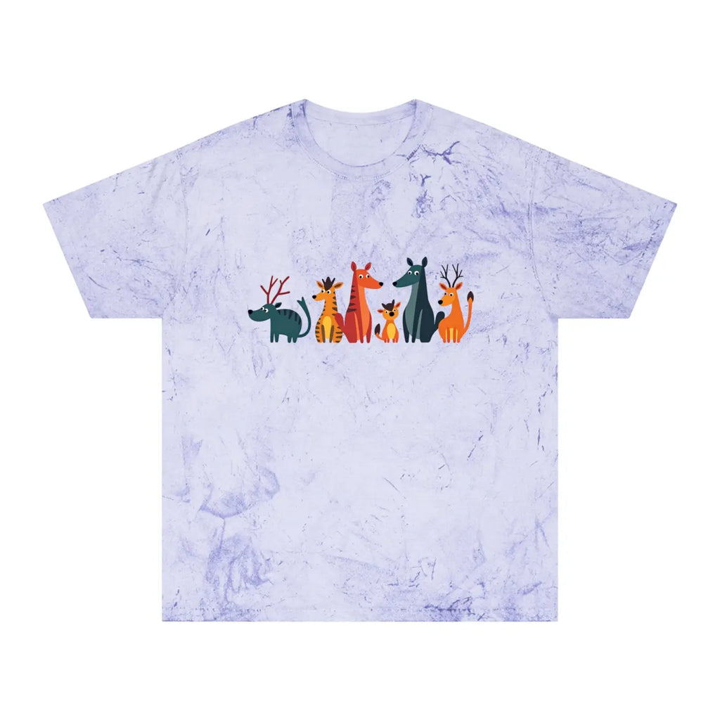 Unisex Color Blast Tee – Eco-friendly Summer - Dipaliz