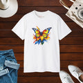 Butterfly Cotton Tee – Eco-friendly Women’s Clothing - Dipaliz