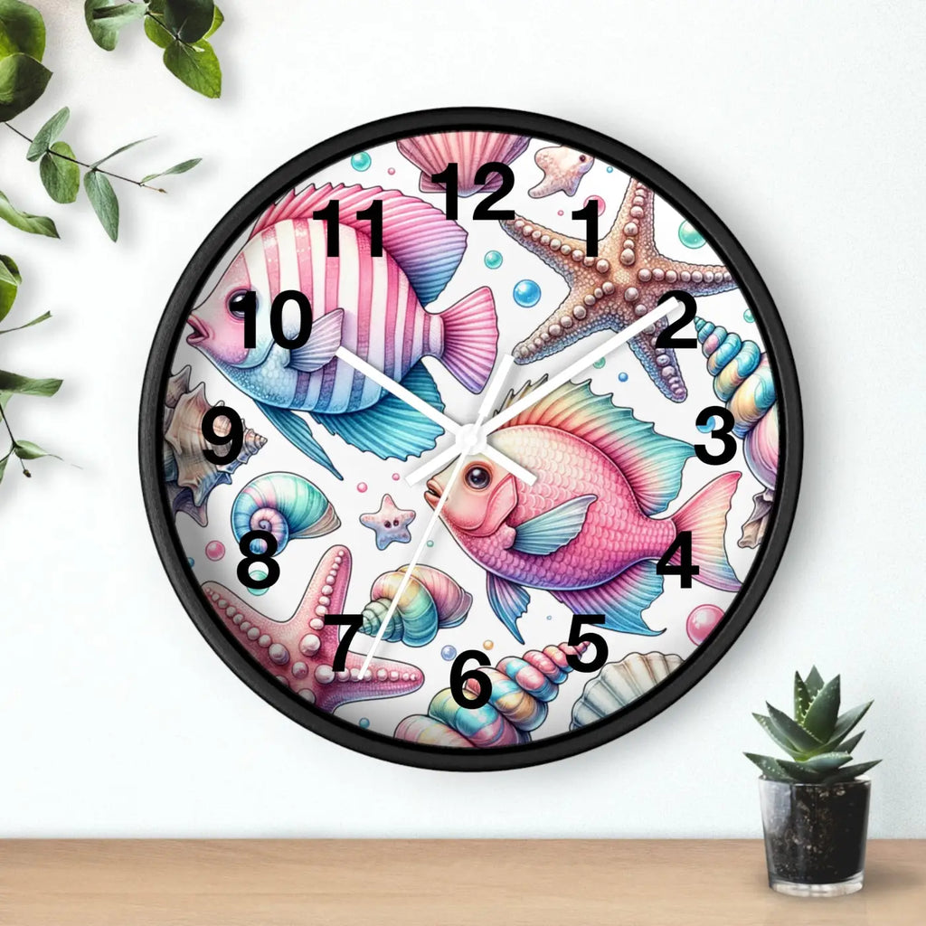 Fishes Wall Clock – Eco Friendly 12 Inch - Dipaliz